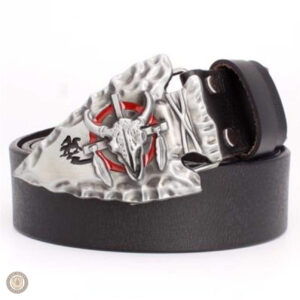 Ceinture cowboy en cuir authentique pour homme
