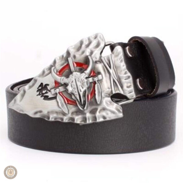 Ceinture cowboy en cuir authentique pour homme