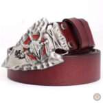 Accessoire de mode western en cuir, style cowboy unique