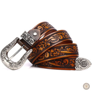 Ceinture western femme en style traditionnel