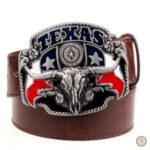 Ceinture Texas en cuir pour homme