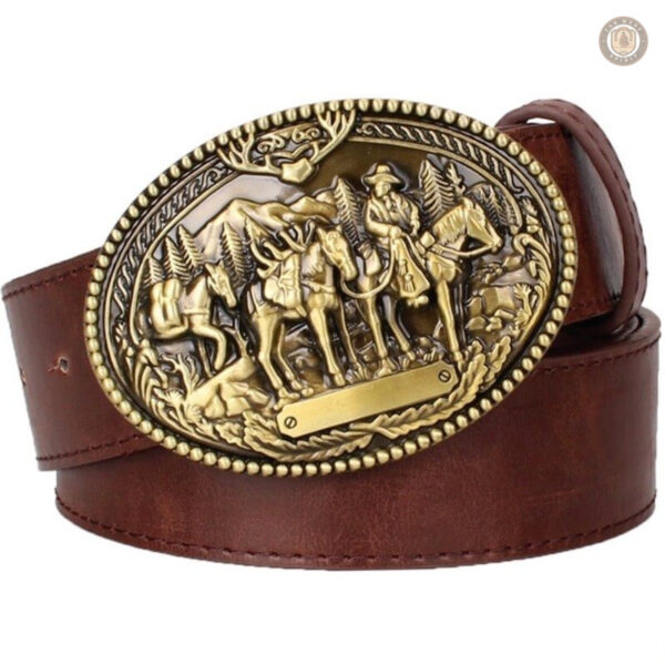 Ceinture cowboy en cuir stylée pour un look western