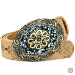 Ceinture vegan cowboy en style authentique