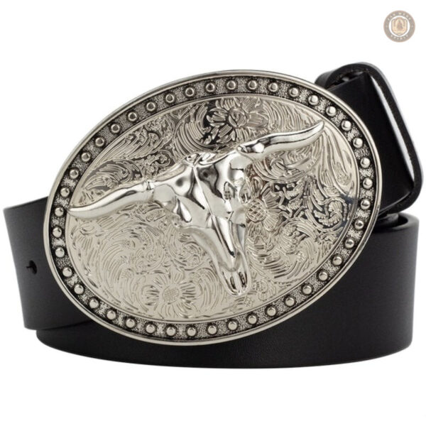 Ceinture Cowboy Vintage en cuir authentique