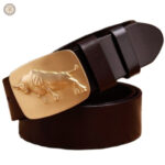 Ceinture camel élégante pour style western