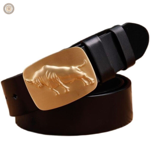 Ceinture femme en cuir couleur camel, look western chic