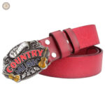 Accessoire western femme avec motifs musicaux
