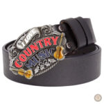 Ceinture en cuir avec design inspiré par la country