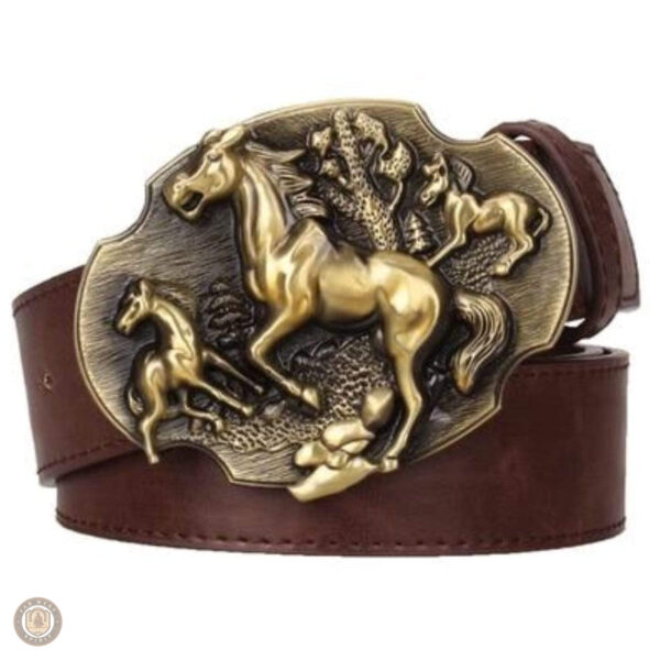Ceinture Western en cuir pour femme