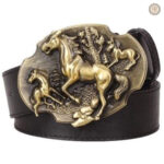 Ceinture en cuir style western pour un look tendance