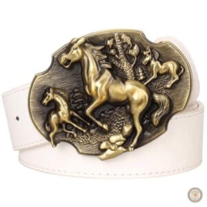 Accessoire western en cuir, parfait pour compléter une tenue