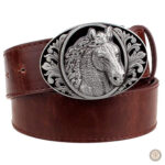 Ceinture style western avec crin de cheval