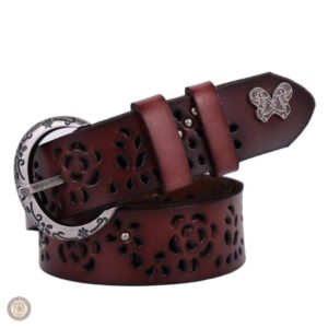 Accessoire de mode western pour femme en cuir