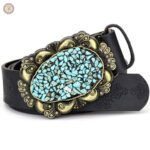 Ceinture Western Femme Pierre Bleue