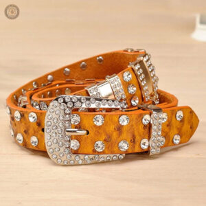 Ceinture femme style cowboy avec strass