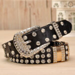 Ceinture strass chic pour tenue western
