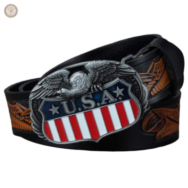 Accessoire de mode western en cuir pour homme