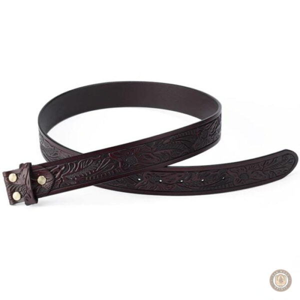Ceinture en cuir avec boucle interchangeable