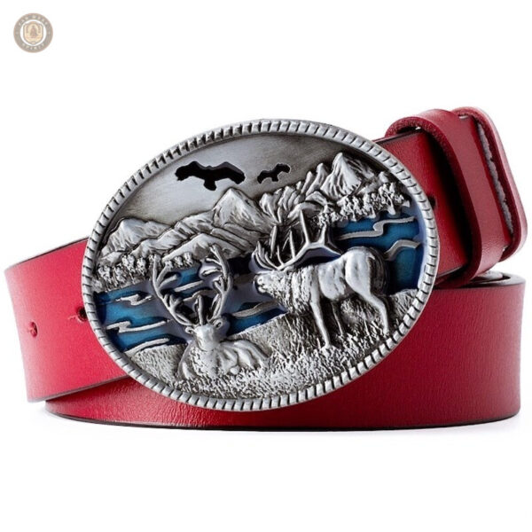 Ceinture Western Rouge pour femme