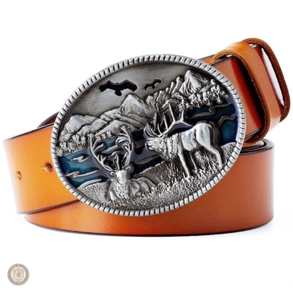 Ceinture féminine rouge pour look cowboy