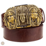 Ceinture en cuir style western