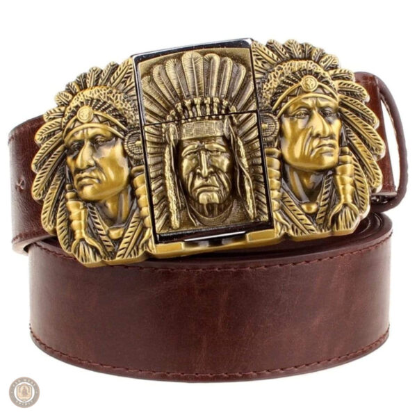 Ceinture en cuir style western