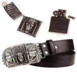 Ceinture avec design briquet indien