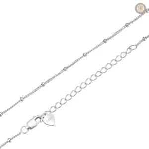 Chaîne pour pendentif en argent, bijou western élégant