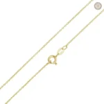 Chaîne pour pendentif argentée, touche western