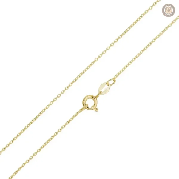 Chaîne pour pendentif argentée, touche western