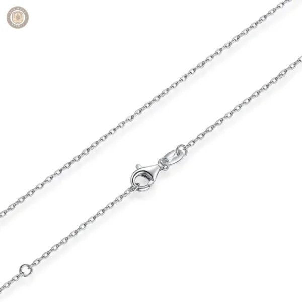 Pendentif en argent, chaîne au style western