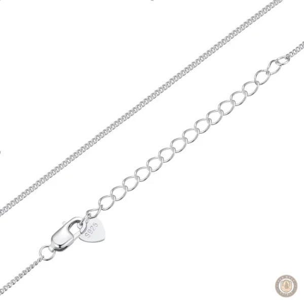 Bijoux western : chaîne pour pendentif en argent