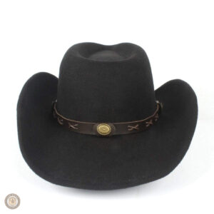 Accessoire de mode cowboy en feutre pour homme