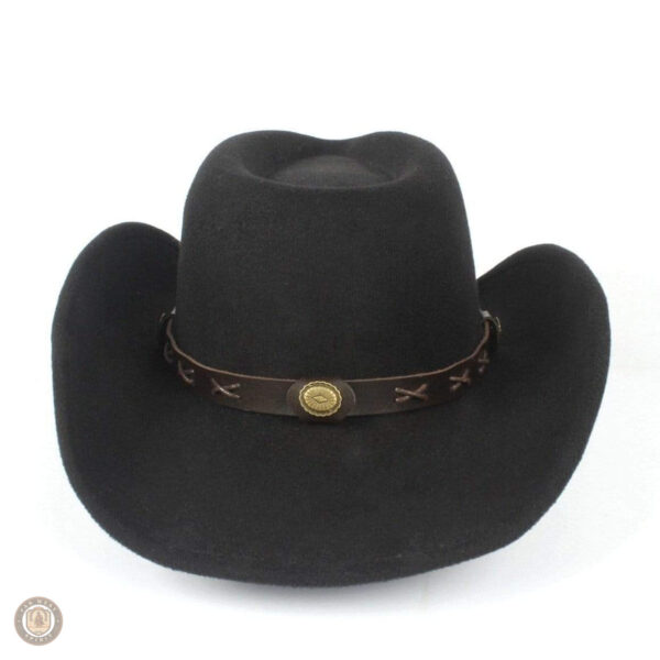 Accessoire de mode cowboy en feutre pour homme