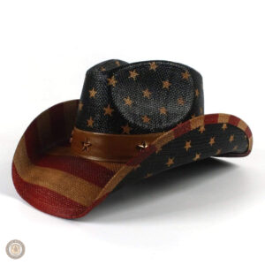 Chapeau cowboy américain en cuir classique