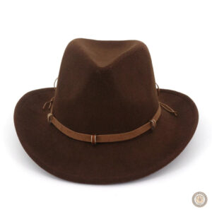 Chapeau de cowboy en tissu léger, parfait pour l'été