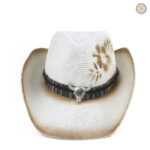 Chapeau country blanc pour une touche authentique et classique