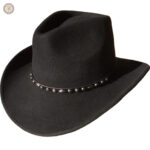 Chapeau cowboy en feutre, style country classique