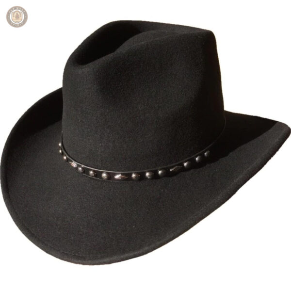 Chapeau cowboy en feutre, style country classique