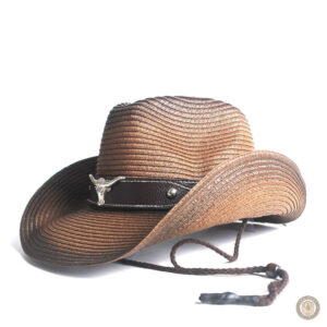 Chapeau country léger en paille, parfait pour l'été