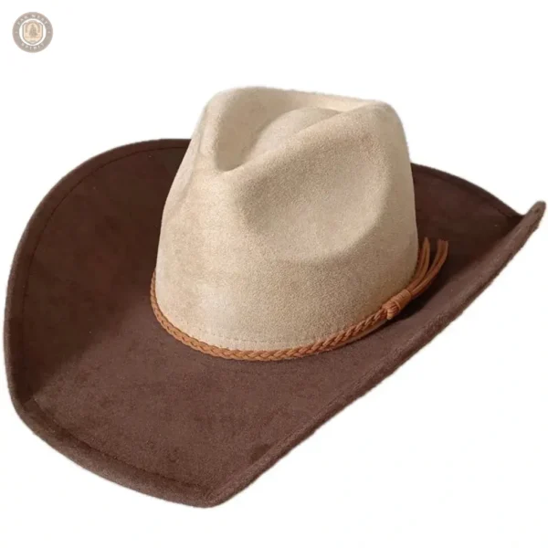 Chapeau cowboy en feutre pour un style western authentique