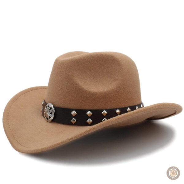 Chapeau cowboy Gambler avec large bord