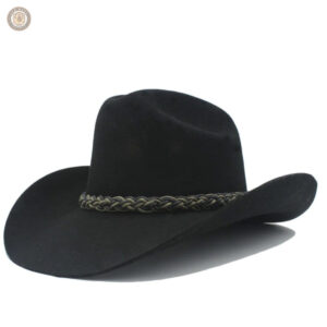 Chapeau cowboy australien en cuir de qualité supérieure