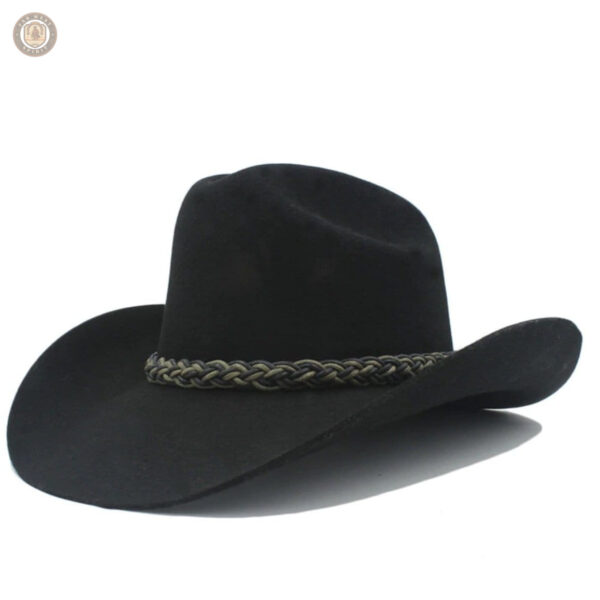 Chapeau cowboy australien en cuir de qualité supérieure
