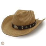 Chapeau Cowboy en Paille Authentique, style western