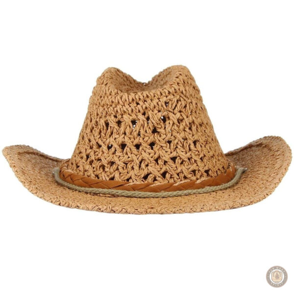 Chapeau de cowboy bébé en couleur beige pour les petits aventuriers