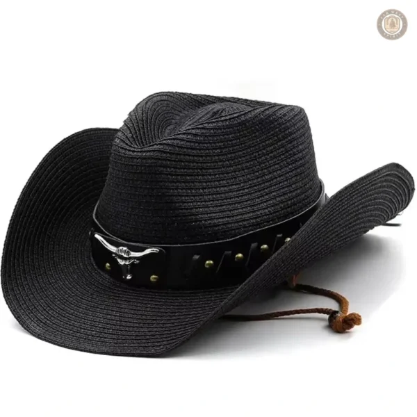 Accessoire de mode, chapeau de cowboy blanc pour homme