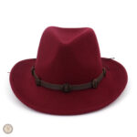 Accessoire de mode bordeaux pour les amateurs de cowboy