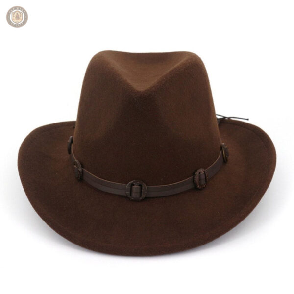 Chapeau bordeaux pour un look western unique