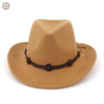 Chapeau de cowboy en couleur bordeaux tendance